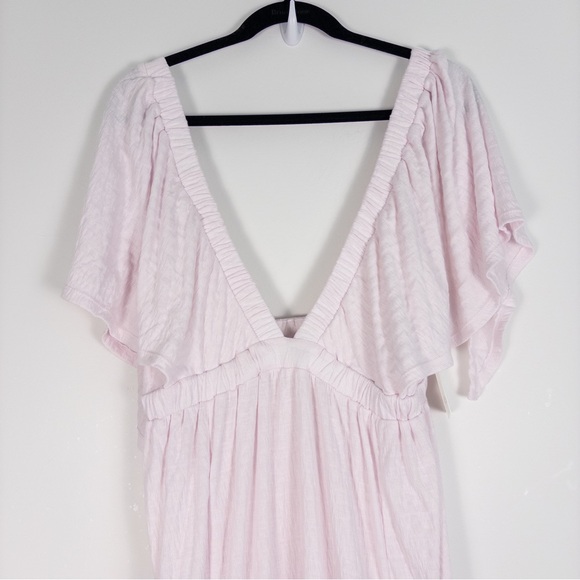 NWT Free People Beach Light Pink La La Maxi Dress - Picture 7 of 13